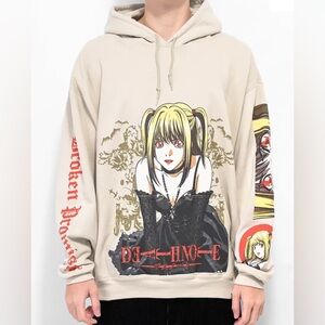 Broken Promises x Death Note Misa Sand Size Medium Men’s Pullover Hoodie NWOT
